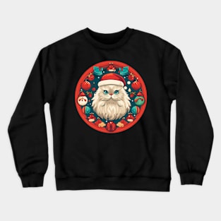 Persian Cat Xmas, Love Cats Crewneck Sweatshirt